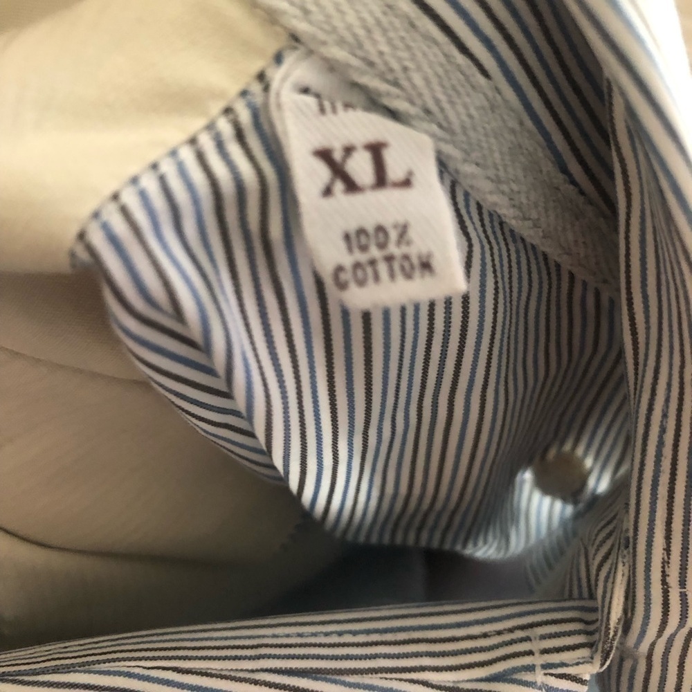BRUNELLO CUCINELLI 100% COTTON LEISURE FIT DRESS Shirt xl - Picture 4 of 4